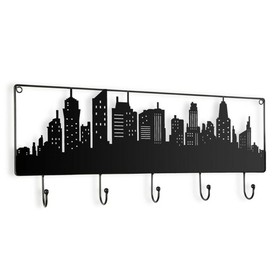 Wall mounted coat hanger Metalli (5 x 23,5 x 56,5 cm)