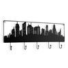 Wall mounted coat hanger Metalli (5 x 23,5 x 56,5 cm)