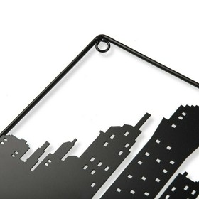 Wall mounted coat hanger Metal (5 x 23,5 x 56,5 cm)