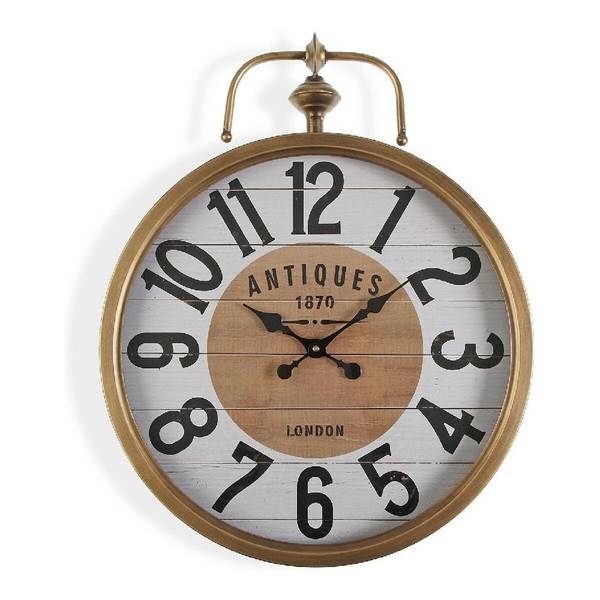 Sieninis laikrodis Versa Antiques Metalinis (6 x 60 x 48 cm)