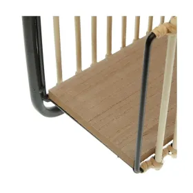 Žurnalų laikiklis Versa Metalinis Derva Medžio MDF 12 x 68 x 32 cm Šiuolaikiškas