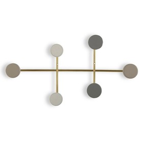 Takkiteline Versa Monivärinen Metalli Hartsi Puu MDF 6,5 x 22 x 41 cm (6,5 x 22 x 41 cm)