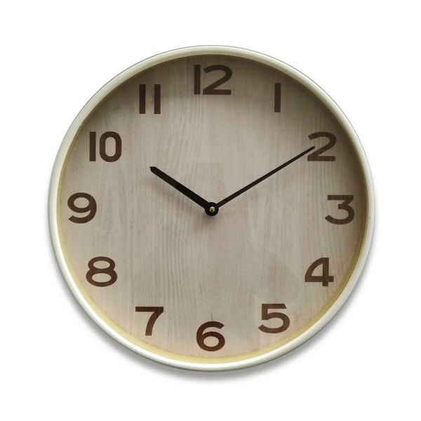 Настенное часы Versa Стеклянный Деревянный MDF 4,5 x 40 x 40 cm