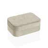 Dėžutė Versa Kreminė Medžio Veidrodis Medžio MDF 10 x 6 x 14,7 cm