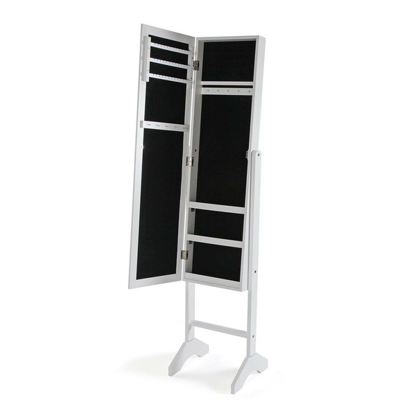 Wall mirror Versa White Mirror MDF Wood Minimalist 33,5 x 153 x 35,2 cm