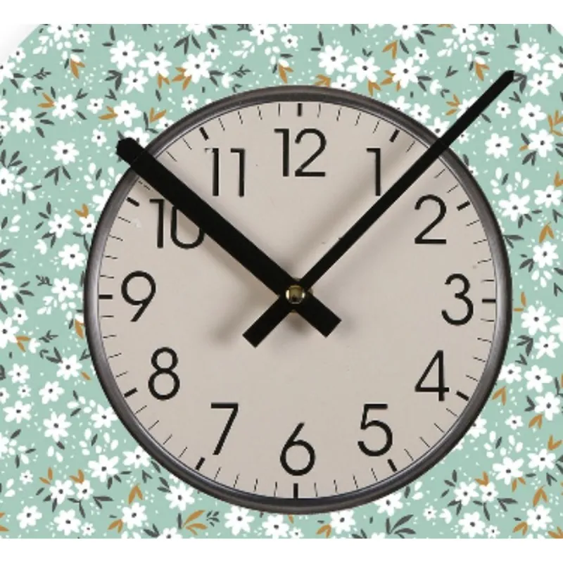 Sienas pulkstenis Versa Цветы Koks 4 x 30 x 30 cm