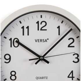 Настенное часы Versa Белый Пластик Кварц 4,3 x 30 x 30 cm