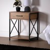 Spintelė Versa Juoda PVC Medžio Metalinis 40 x 60 x 48 cm