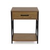 Spintelė Versa Juoda PVC Medžio Metalinis 40 x 60 x 48 cm