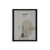 Photo frame Versa Black MDF Wood Vintage