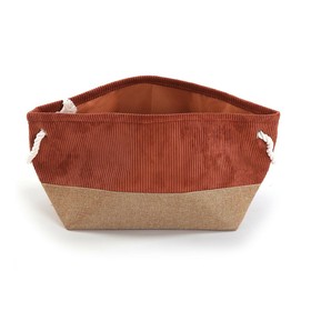 Daudzfunkcionāls grozs Versa Corduroy 29 x 27 x 39 cm Terakota