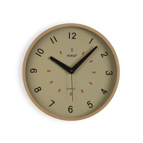 Настенное часы Versa Бежевый Пластик 4 x 30 x 30 cm