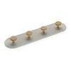 Wall mounted coat hanger Versa MDF Wood Vintage 56,5 x 5 x 13,7 cm