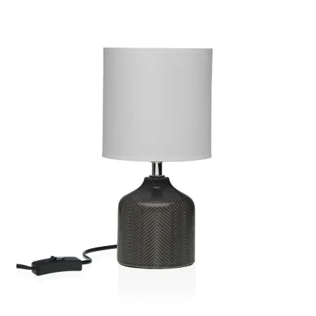 Galda lampa Versa Miracle Pelēks Keramika 14 x 28 x 10 cm