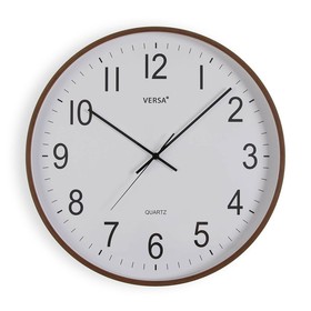 Настенное часы Versa Пластик Кварц Деревянный MDF 5,2 x 50 x 50 cm