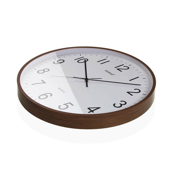 Настенное часы Versa Пластик Кварц Деревянный MDF 5,2 x 50 x 50 cm