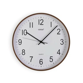 Настенное часы Versa Пластик Кварц Деревянный MDF 5 x 35 x 35 cm