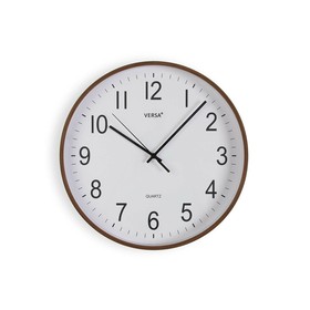 Настенное часы Versa Пластик Кварц Деревянный MDF 4 x 30 x 30 cm