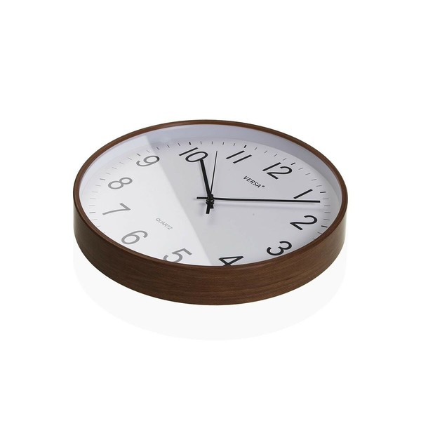 Настенное часы Versa Пластик Кварц Деревянный MDF 4 x 30 x 30 cm