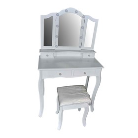 Dresser Versa White MDF Wood 40 x 139 x 80 cm