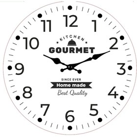 Seinäkello Versa Gourmet Puu 4 x 30 x 30 cm
