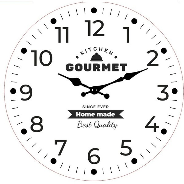 Sieninis laikrodis Versa Gourmet Medžio 4 x 30 x 30 cm