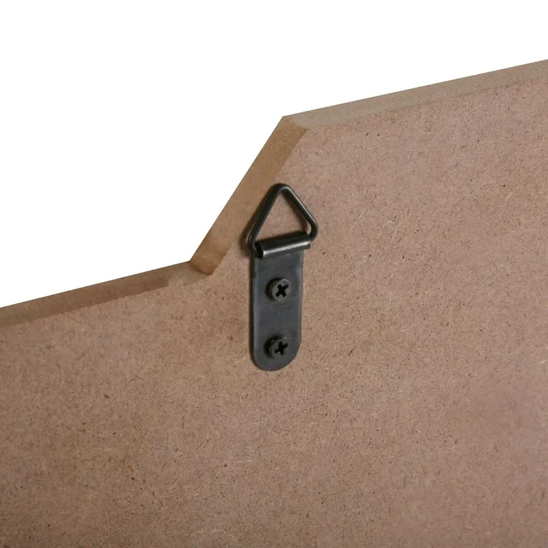 Wall mounted coat hanger Versa Be Happy Puu MDF 4 x 14,5 x 48 cm