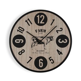 Настенное часы Versa Farm Металл 4 x 40 x 40 cm