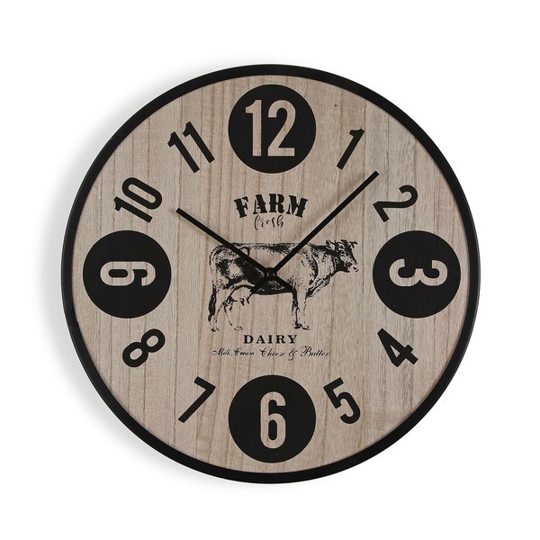 Настенное часы Versa Farm Металл 4 x 40 x 40 cm