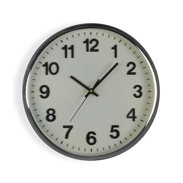 Настенное часы Versa Белый Пластик 4,8 x 32 x 32 cm
