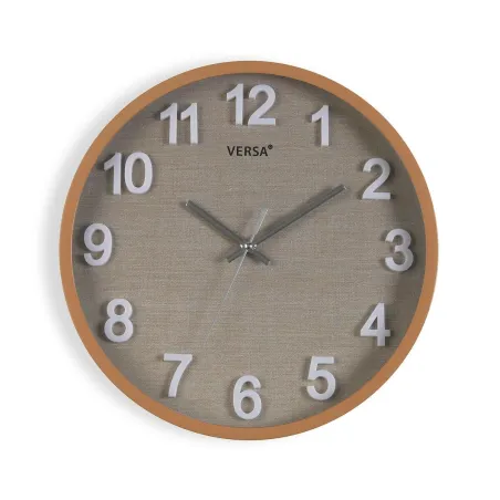 Sieninis laikrodis Versa Plastmasinis 4,5 x 30 x 30 cm