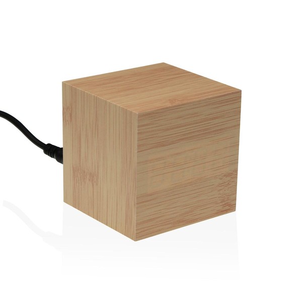 Часы-будильник Versa Деревянный MDF Минималистичный 6,4 x 6,3 x 6,4 cm