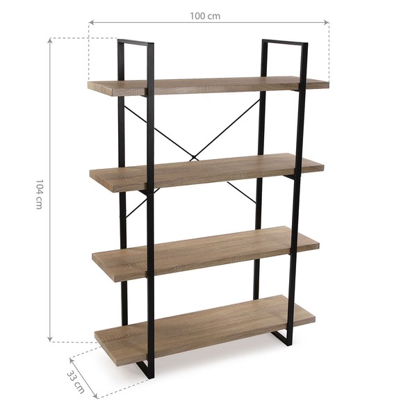 Plaukti Versa HELSINKI 33 x 141,5 x 100 cm