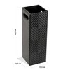 Umbrella stand Versa Black 15,5 x 48,5 x 15,5 cm