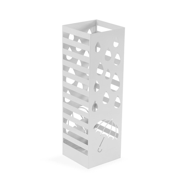 Lietussargu statnis Versa Balts 15,5 x 49 x 15,5 cm