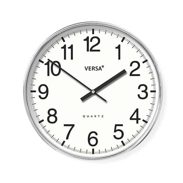 Настенное часы Versa Белый Пластик 4 x 30 x 30 cm