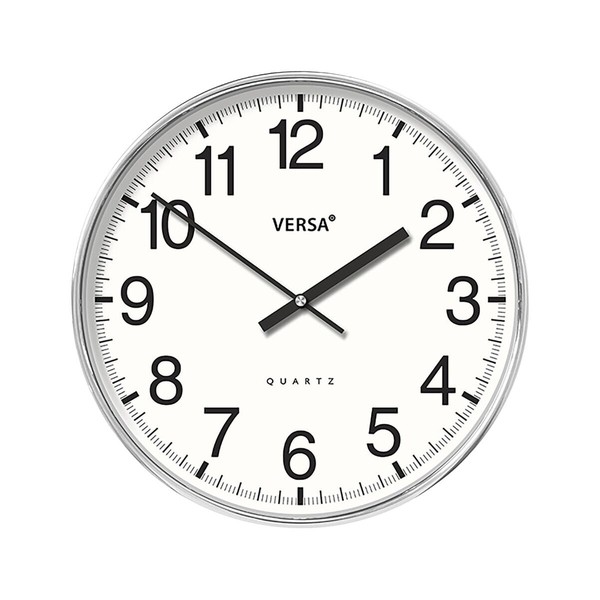 Настенное часы Versa Белый Пластик 4 x 30 x 30 cm