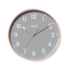 Настенное часы Versa Серый Пластик 4 x 30 x 30 cm