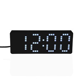Alarm Clock Versa White Black