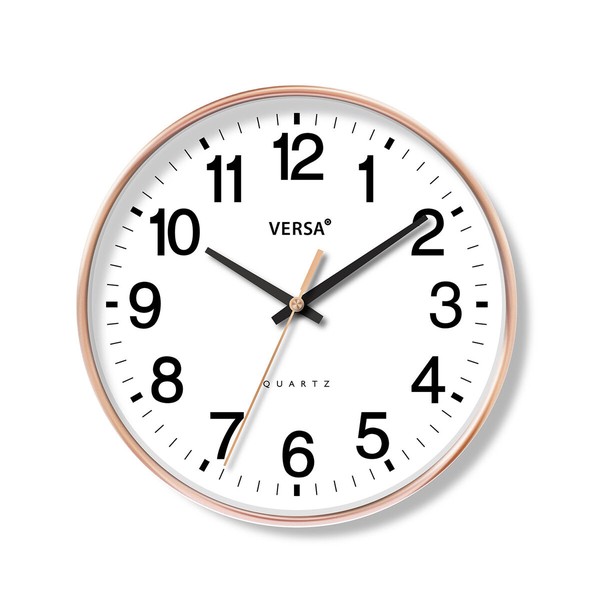 Настенное часы Versa Белый Пластик 4,3 x 30 x 30 cm