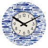 Wall Clock Versa Wood Fish 4 x 30 x 30 cm