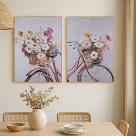 Paveikslas Versa Drobė 2,5 X 60 X 50 CM Dviratis