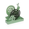 Support for mosquito coils Versa Green Metal 5 x 17 x 17 cm Snail