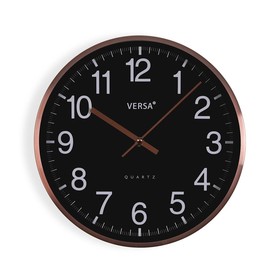 Настенное часы Versa Чёрный Металл