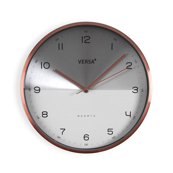 Sienas pulkstenis Versa Metāls