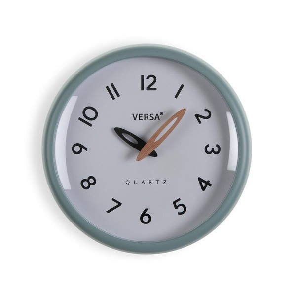 Настенное часы Versa Белый Зеленый Пластик