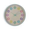 Wall Clock Versa Multicolour Plastic 30 x 30 x 4,5 cm