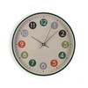 Wall Clock Versa Multicolour Plastic 30 x 30 x 4,5 cm