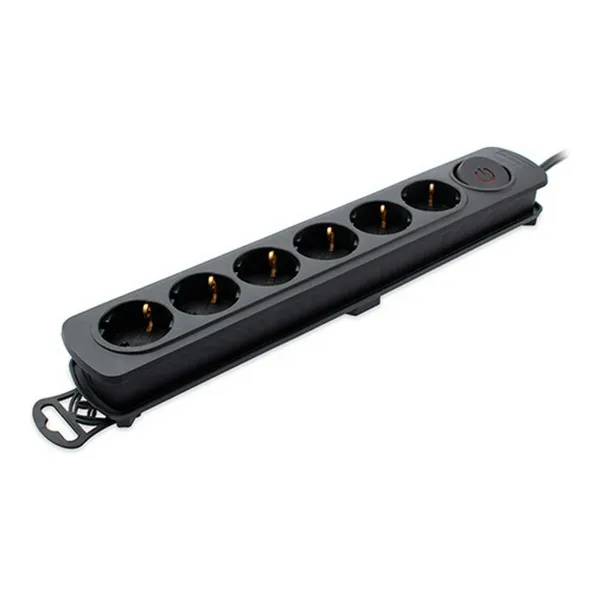 Strāvas virtene - 6 ligzdas ar Slēdzi TM Electron 250 V