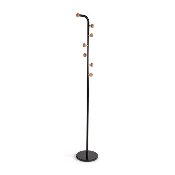 Coat Rack Versa Cheka Black Metal